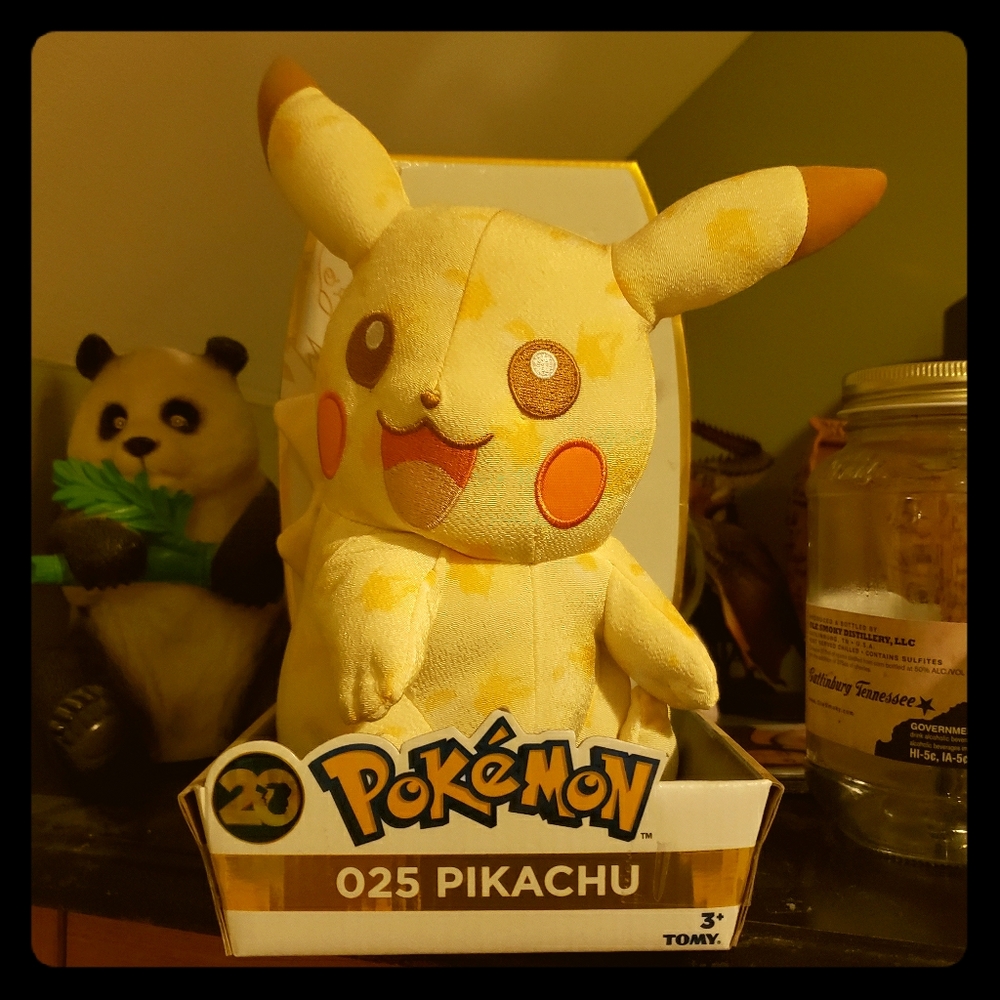 20th anniversary Pokemon Pikachu Plush
